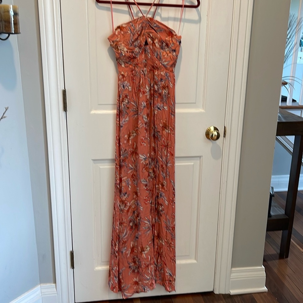 Free people maxi dress, size medium, Pink